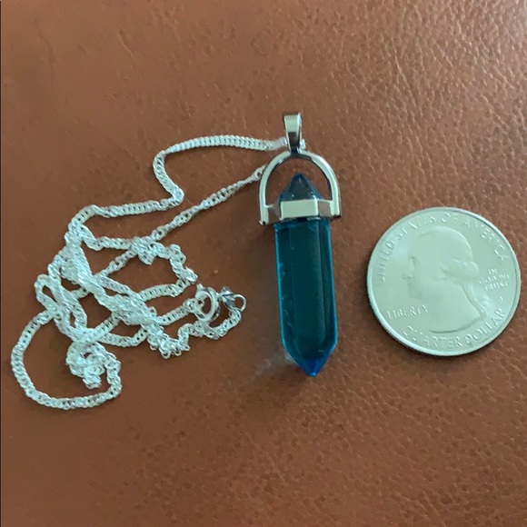 Pendant Charka Healing Stone Necklace - Picture 2 of 3